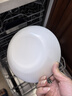 乐美雅餐具盘碟餐盘无铅耐热纯白迪瓦丽时光微波炉消毒柜洗碗机适用 深盘口径8英寸高4cm 2个 20cm 实拍图