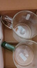 青苹果耐热玻璃水杯465ml四只 四色把手玻璃杯 围炉煮茶杯牛奶杯 实拍图