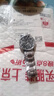 商务时尚手表男炫彩三眼简约男款石英腕表 黑色 实拍图