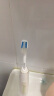 海尔（Haier）电动牙刷 缓震护龈洁牙防水电动牙刷 抗菌杜邦刷头 成人情侣款送男/女友节日 HTA2小摩刷 皓月白  实拍图