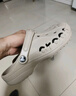 crocs卡骆驰洞洞鞋贝雅男鞋女鞋轻便耐磨一脚蹬拖鞋休闲鞋|10126 卵石色-2V3 43 (270mm) 实拍图