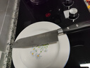 十八子作多用刀家用菜刀厨房切片切菜刀加长款水果刀大号切西瓜寿司料理刀 圆头厨房多用刀（送削皮刀） 实拍图