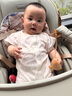 哈卡达宝宝餐椅婴儿成长椅学座椅多功能椅子家用餐桌椅子可折叠学坐神器 【升级款】汉白银pro 实拍图