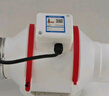澎博动力TURBOVOLT 管道风机斜流增压轴流风机抽排风机排换气扇强力静音4寸 单速 实拍图