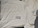 马登工装重磅t恤男夏透气纯棉短袖男款美式复古高街白色半袖打底衫 米白色 单件【cleanfit/男生白t】 XL (180) 实拍图