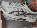 亚瑟士ASICS男鞋透气跑鞋运动鞋缓震舒适跑步鞋 GEL-CONTEND 4 白色/银色 42.5 实拍图