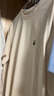 杰克·琼斯（JACK&JONES）25年男装T恤男夏季T恤舒适男士短袖凉感多色上衣纯色水洗不易走形 乳白色A05 XL 185 实拍图