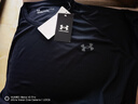 安德玛（UNDERARMOUR）短袖T恤男 25春季新款运动服跑步健身训练打底衫弹力透气圆领T恤 【弹力快干】【Tech面料】主推款 L (175/96A) 实拍图