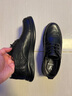 意尔康皮鞋男软底舒适商务休闲鞋春秋圆头系带新款 53429W 黑色 41 实拍图