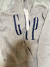 GAP男女装2025秋季新款logo印花抓绒宽松运动连帽衫卫衣786920 灰色 XL (180/100A) 亚洲尺码 实拍图