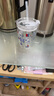 史努比 儿童牛奶杯耐热吸管水杯家用玻璃杯带刻度冲早餐喝奶带把手杯子 实拍图