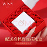 唯一（Winy）一克拉莫桑钻999纯银项链生日礼物吊坠送女朋友老婆奢侈品饰品 实拍图