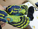 Vibram公路跑步五指鞋男 户外晨跑健身运动鞋透气耐磨跑步鞋 V-RUN 北海蓝/海军蓝 41 实拍图