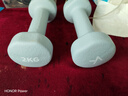 Keep 彩色浸塑哑铃 男士女士家用健身肌肉手臂塑形轻重量水蓝 2kg*2 实拍图