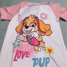汪汪队立大功（PAW PATROL）儿童睡裙女童睡衣夏季短袖宝宝学生睡袍裙空调家居服PA1899B 110 实拍图