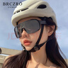 北彻（BRCZRO）骑行眼镜近视套镜墨镜男士太阳镜女款运动登山护目镜防风沙紫外线 【普通款】黑框黑灰片 实拍图