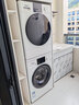 松下（Panasonic）白月光5.0SE超薄全嵌10+10kg热泵洗烘套装水氧防过敏泡沫净洗衣机除毛烘智能正反转线屑过滤烘干机 白色 F2A1+F2AR1 实拍图