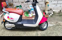 立马电动摩托车MINI 80公里长续航1200W电机60V20Ah铅酸电池外卖家用舒适出行电动车 霓粉红 实拍图