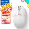 罗技（Logitech）M196 无线蓝牙鼠标 办公鼠标 笔记本商务办公家用 小巧便携 对称手型 珍珠白 实拍图