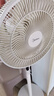 美的（Midea）【劲风酷爽】七叶轻音柔风电风扇家用遥控落地扇台式桌面小型风扇大风力节能立式摇头电扇 SAH30BK 实拍图