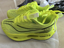 怡安踏雪飞电5C大童碳板跑步鞋男青少年专业竞速超轻透气运动跑鞋赤兔8PRO 荧光绿-碳板橡胶底片+全能跑将 双网 34 实拍图