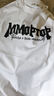 MMOPTOP个性字母印花短袖T恤男士夏季纯棉宽松半袖潮流上衣M0028白色L 实拍图
