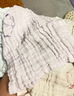 babycare婴儿口水巾洗脸毛巾纱布方巾超柔 6条装4层西斯利宝贝+莱尔那小象 实拍图