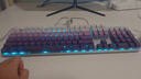 惠普（HP）GK400F机械键盘 办公电竞游戏专用有线 台式机笔记本电脑 侧刻渐变幻境紫茶轴 键鼠套装 实拍图