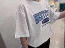 吴衣斯 班服定制t恤短袖重磅纯棉t恤印logo文化衫工作服同学毕业聚会 更多请联系客服 XL可定制 实拍图