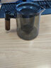 忆壶茶（YIHUTEA）玻璃茶壶泡茶器家用沏茶专用耐高温茶具茶水分离过滤三件套煮茶壶 【双接承重把-玄青】泡茶壶 600ml 实拍图