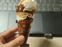 伊利王鹤棣推荐 巧乐兹香草巧克力口味脆皮甜筒冰淇淋70克/支*4支 实拍图
