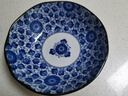 美浓烧（Mino Yaki）创意餐具日式陶瓷菜盘碟子家用饺子寿司意面盘浅盘小盘子 蓝华【16.5CM*4.5CM】 实拍图