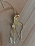 中国黄金（CHINA GOLD）足金精品幸福花嫁流苏黄金套链项链送女友老婆生日七夕情人节礼物 约 5.8g（克重多退少补） 实拍图