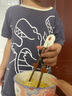 COOKSS儿童筷子训练筷3岁6岁宝宝家用木质辅助器硅胶鸡翅木学习筷收纳盒 实拍图