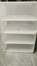 蔻丝（ColesHome）鞋柜家用门口进门一体靠墙极窄小鞋架子简易多层宿舍租房门外走廊 【精选 餸雨伞挂钩】1列4层-白色 实拍图