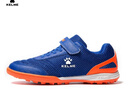 卡尔美（KELME）儿童足球鞋魔术贴免系带碎钉TF透气学生球鞋6873003 宝蓝 34 实拍图