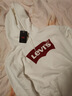 Levi's【特价来袭】李维斯情侣同款经典宽松休闲logo套头连帽卫衣 白色 19622-0018 S 实拍图