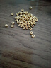 御邪黄金999足金齿轮隔片转运珠串珠手绳搭配diy配饰男女款520礼物 3.5mm齿轮珠:约0.033g预售单颗 实拍图