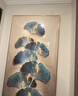 入户玄关装饰画轻奢奶油风中式客厅走廊过道背景墙挂画竖版墙壁画 杏福美满爆款 40宽*80高水晶面 黑色铝合金框 实拍图