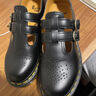 马丁（DR.MARTENS）8065 Mary Jane芭蕾夏舒适光面皮浅口皮鞋玛丽珍鞋 黑色 39 实拍图