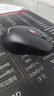 联想（Lenovo）无线蓝牙双模充电鼠标 蓝牙5.0/3.0 便携办公鼠标人体工学设计 Howard理性黑充电版 实拍图