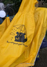 太空（TaiKong）电动电瓶摩托车雨衣长款全身防暴雨单人时尚卡通男女加大加厚雨披 无镜套-黄色 XXXXL 实拍图