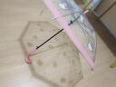 优丽尚三丽鸥正版凯蒂猫儿童雨伞女童高颜值长柄学生上学专用可爱透明伞 黑色爱心KT猫1把 晒单实拍图