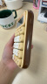 得力(deli)黄油小熊机械按键计算器 桌面/手持时尚圆点按键计算器 办公用品 NS043-B棕色 实拍图