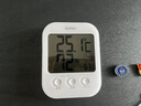 多利科（Dretec）日本温度计湿度计温湿度计高精度婴儿房温湿度时间款白O-278 实拍图