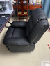 秉绪头等太空沙发单人沙发舱电动功能躺按摩懒人沙发可睡觉电竞沙发椅 黑色猫抓皮 手动坐躺 实拍图