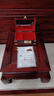 木中央 红木家具 印尼黑酸枝 学名:阔叶黄檀 沙发组合 客厅实木沙发新中式 国色 三人位沙发（带炕几） 实拍图