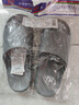 回力静音男士室内户外穿厚底防滑速干洗澡凉拖鞋HL3A23灰色40-41码 实拍图