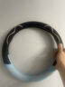 2025新款冰丝卡通可爱女四季通用汽车方向盘 套夏季车内防滑透气 通用天蓝色【圆形) 实拍图