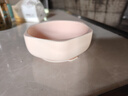爱咔威（igroway）蜂巢吸盘碗IKV宝宝全硅胶餐具防摔儿童吸力餐盘喝粥汤吃饭 粉色 实拍图